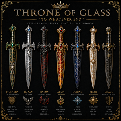 Fourth Wing - The Complete Fantasy Collector Dagger Set