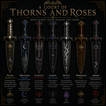 Fourth Wing - The Complete Fantasy Collector Dagger Set
